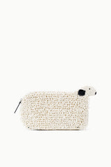 DOLLY BEADED CLUTCH IVORY