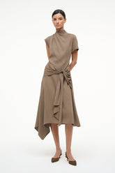 DAVINA DRESS TRUFFLE