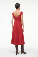 CHARLOTTE DRESS ROUGE