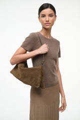 WALLY SHOULDER BAG TRUFFLE SUEDE