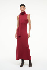 CANAL MIDI DRESS SANGRIA