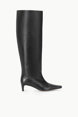 WIDE SHAFT WALLY BOOT BLACK