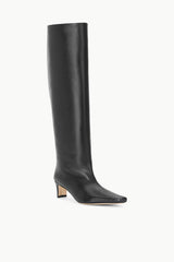 WIDE SHAFT WALLY BOOT BLACK
