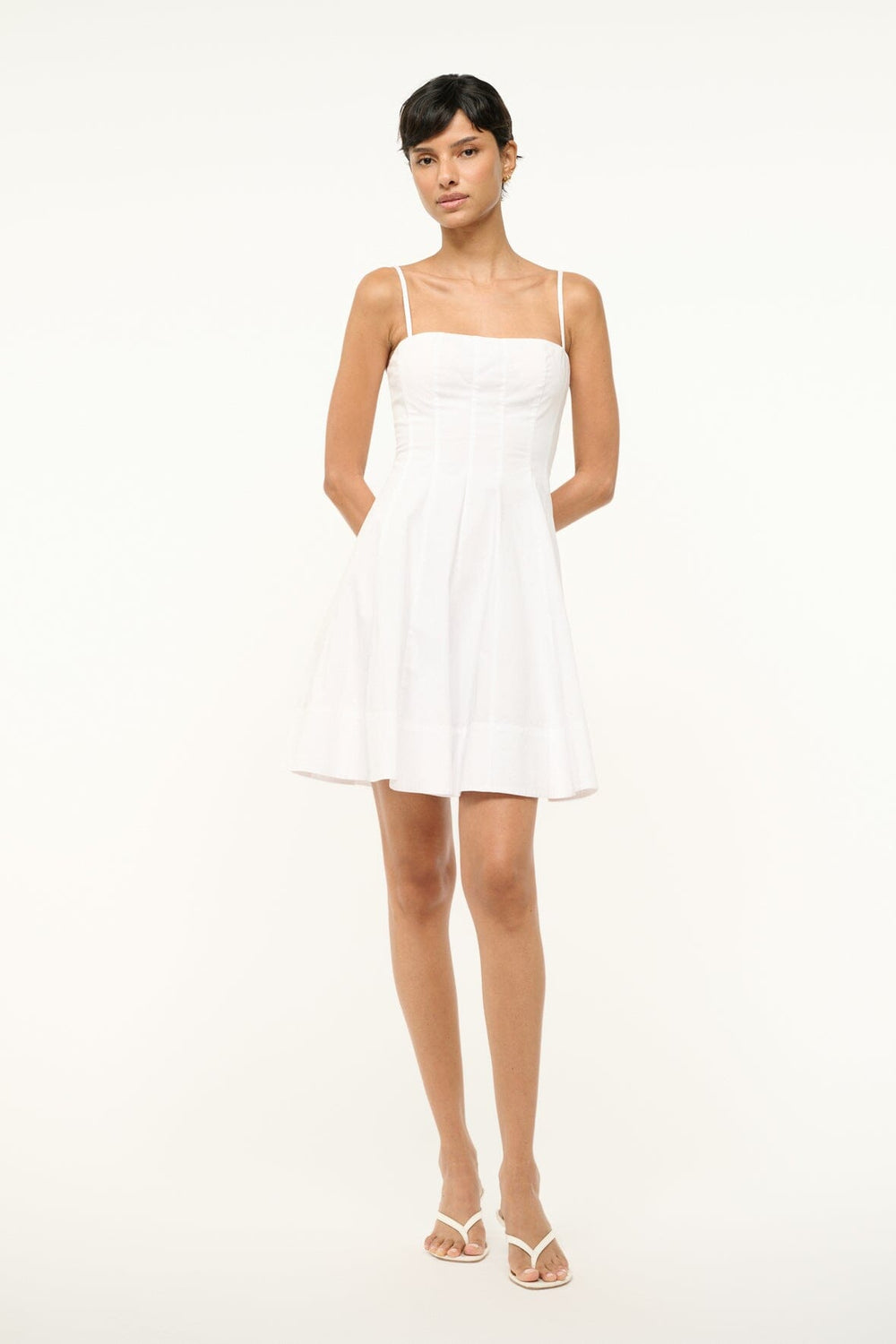 WYLIE MINI DRESS WHITE
