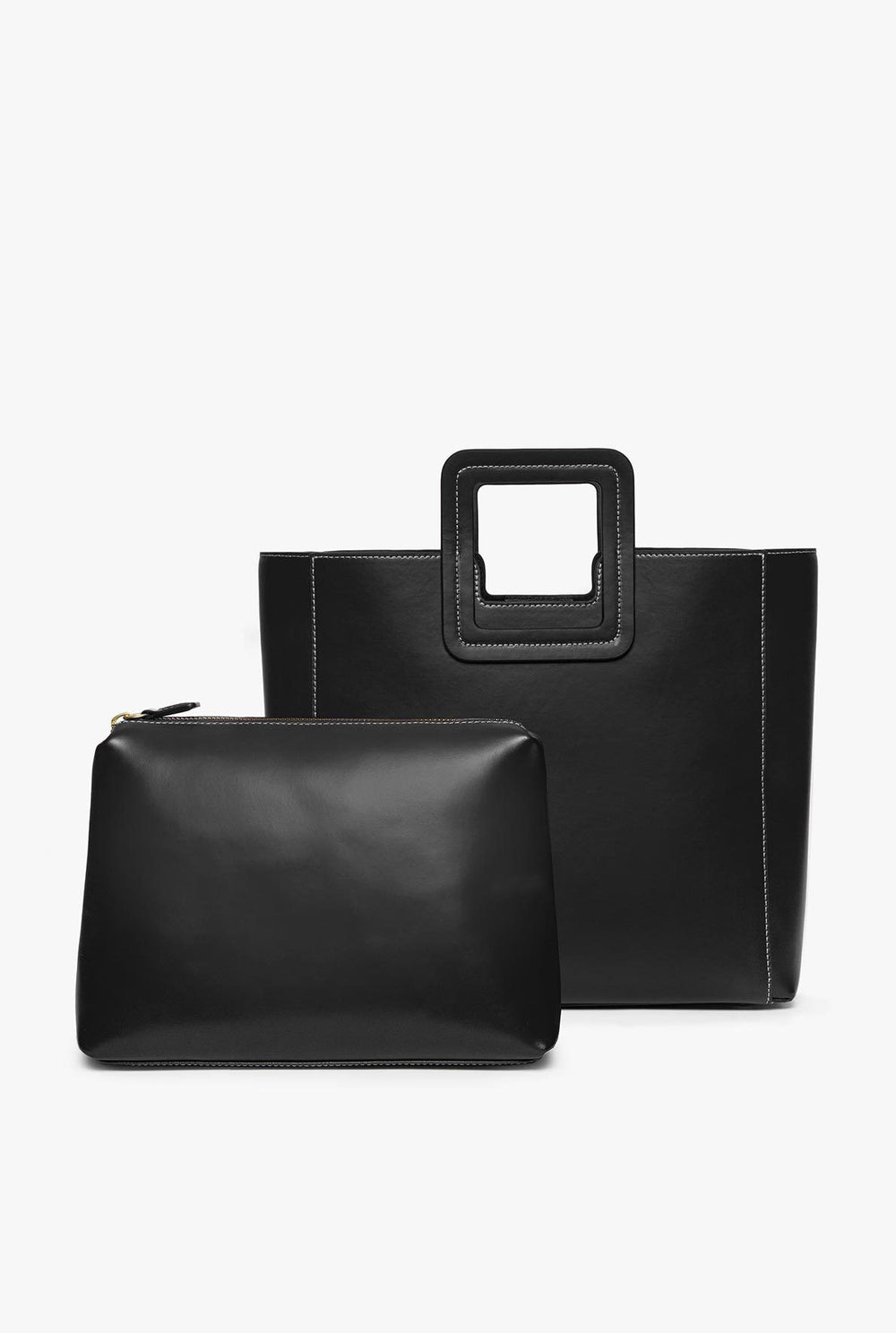 SHIRLEY LEATHER BAG BLACK