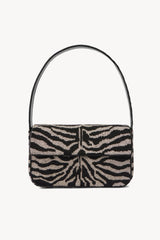 TOMMY BEADED BAG BLACK WHITE