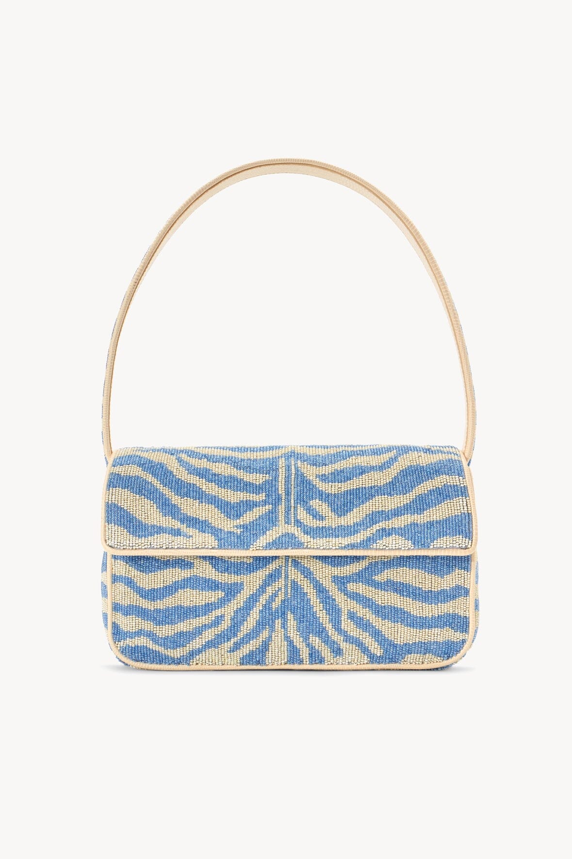 TOMMY BEADED BAG LIGHT BLUE CREAM