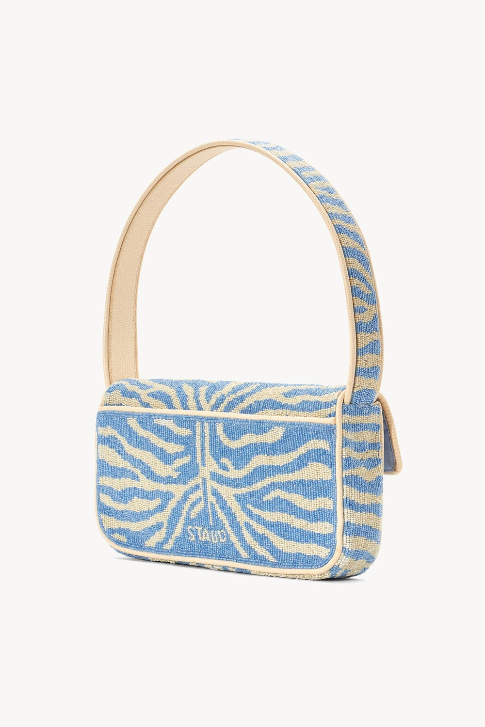 TOMMY BEADED BAG LIGHT BLUE CREAM