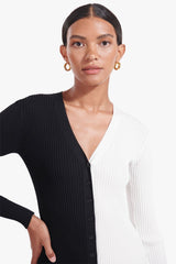 SHOKO SWEATER BLACK WHITE