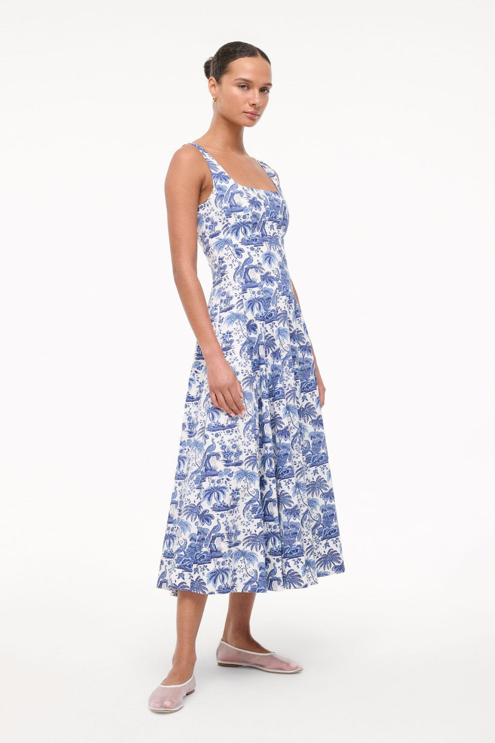 WELLS DRESS CHINA BLUE TOILE