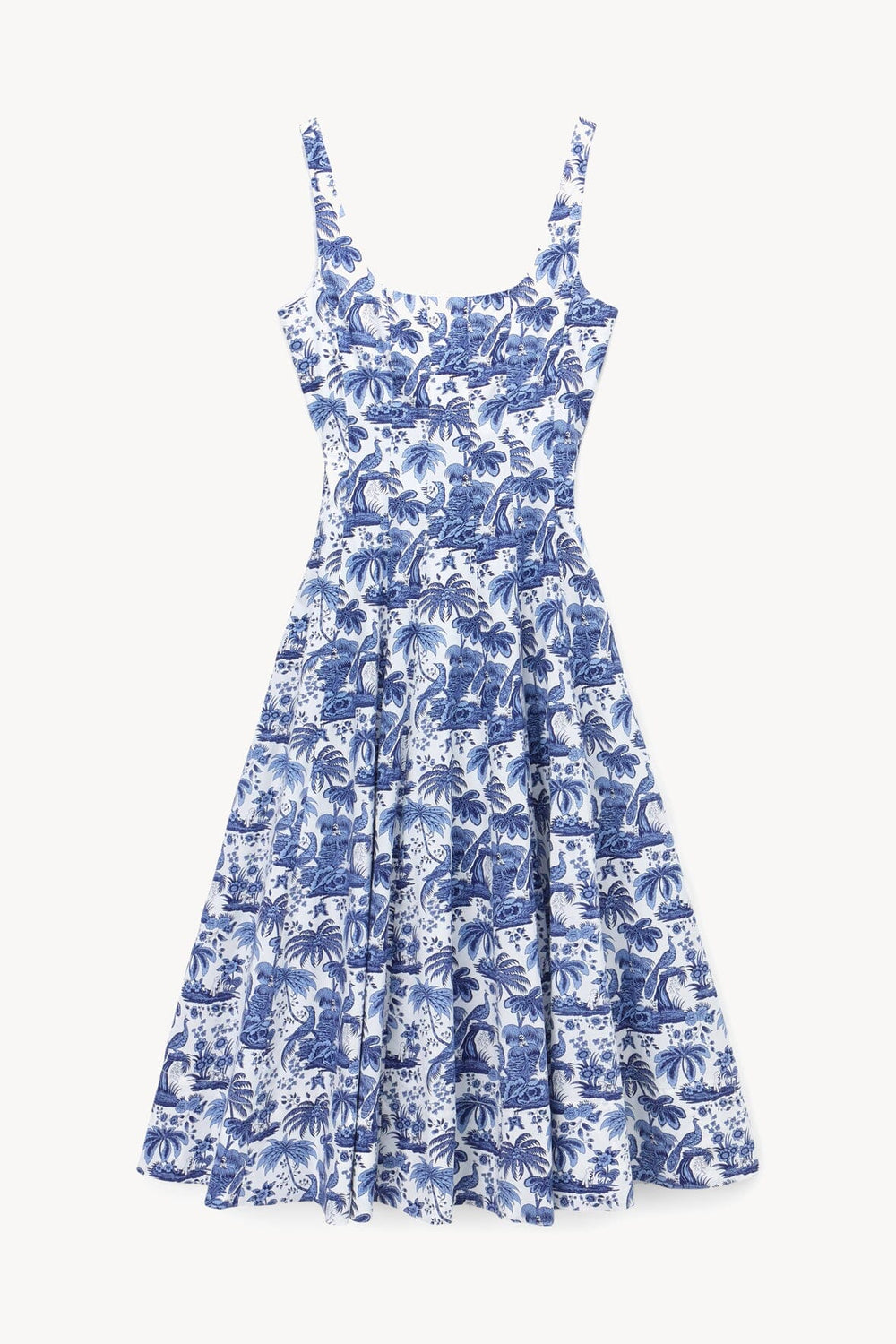WELLS DRESS CHINA BLUE TOILE