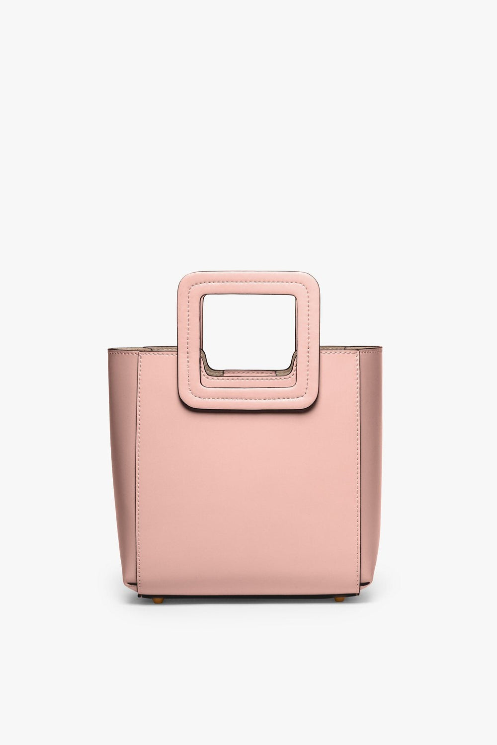 MINI SHIRLEY LEATHER BAG DARK BLUSH