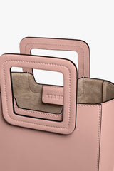 MINI SHIRLEY LEATHER BAG DARK BLUSH