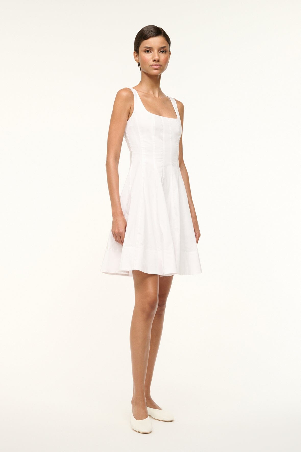MINI WELLS DRESS WHITE