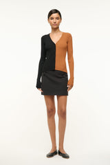 CARGO SWEATER TAN BLACK
