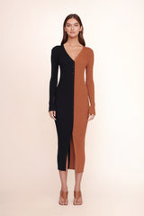SHOKO SWEATER TAN BLACK