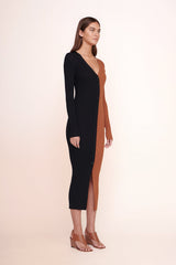 SHOKO SWEATER TAN BLACK