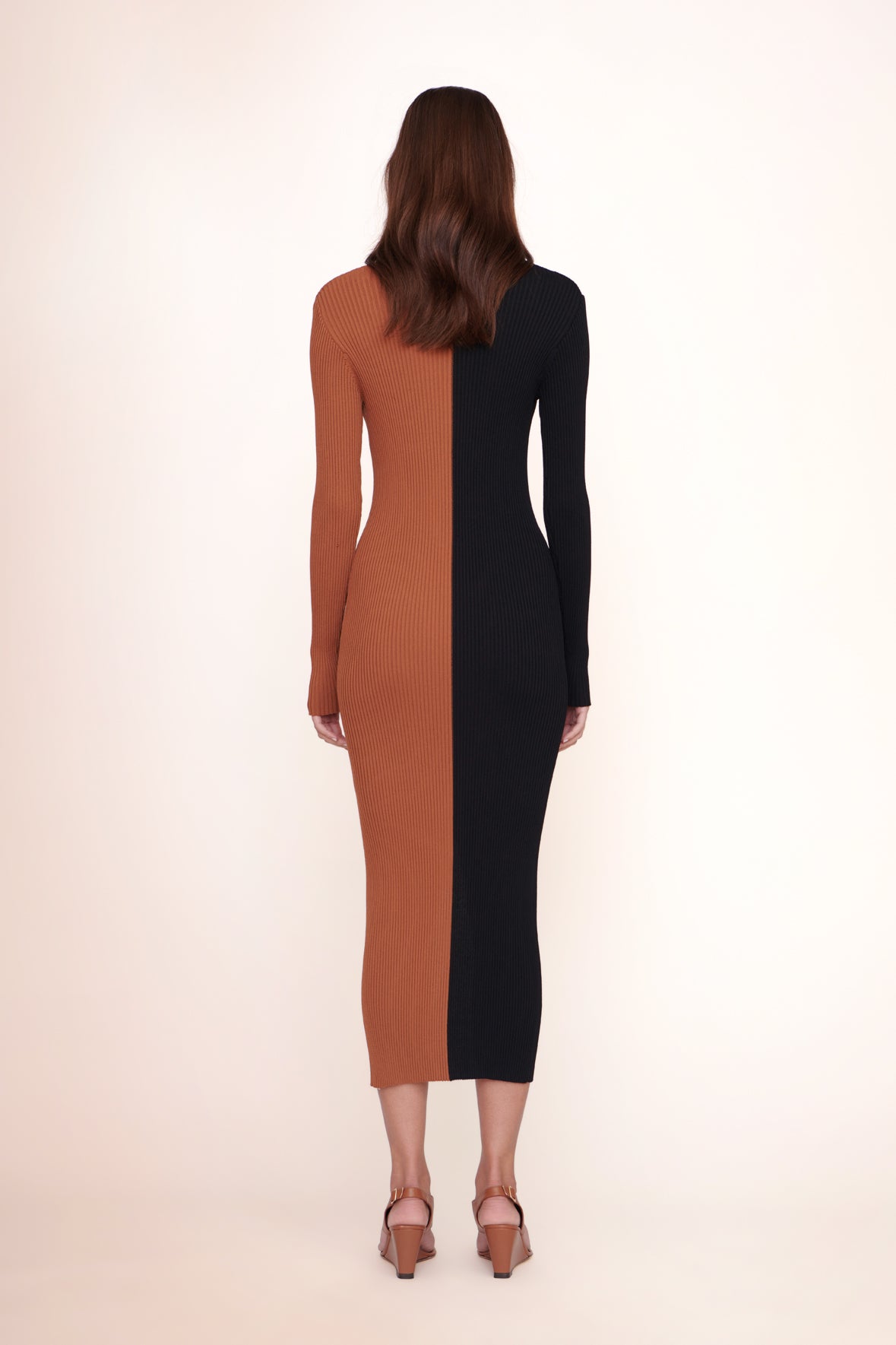 SHOKO SWEATER TAN BLACK
