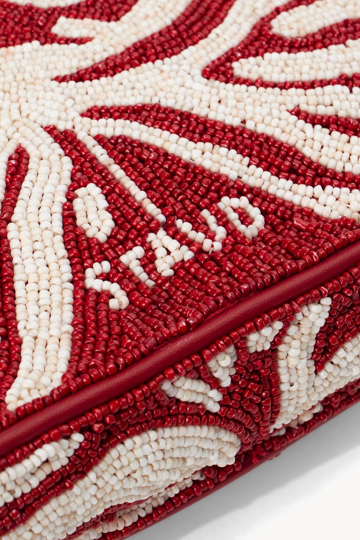 TOMMY BEADED BAG SCARLET WHITE