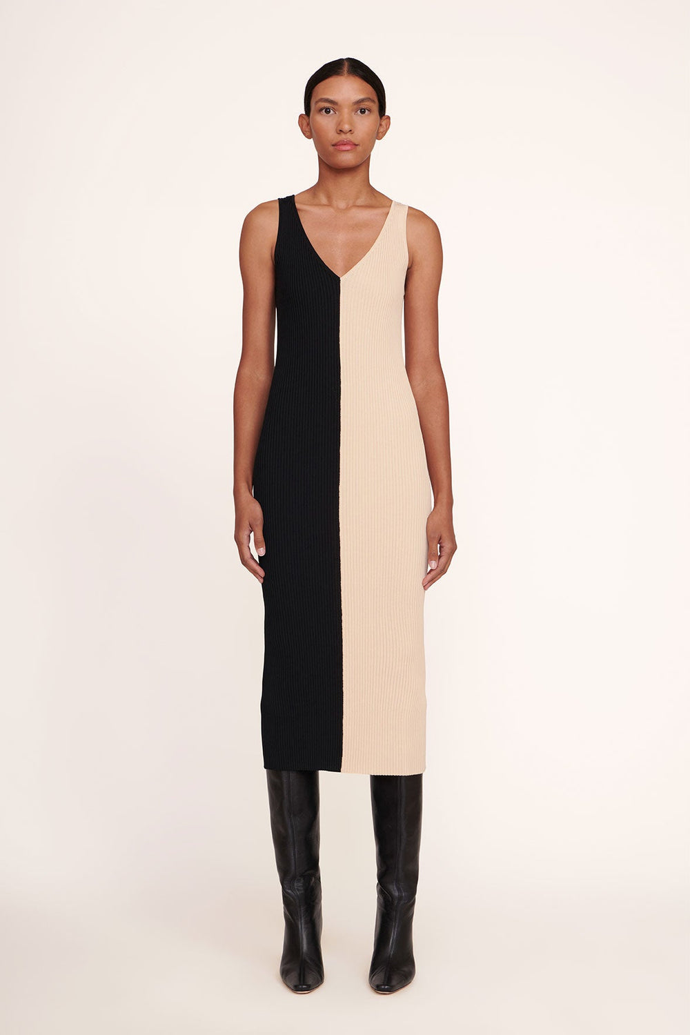 DANA DRESS BUFF BLACK