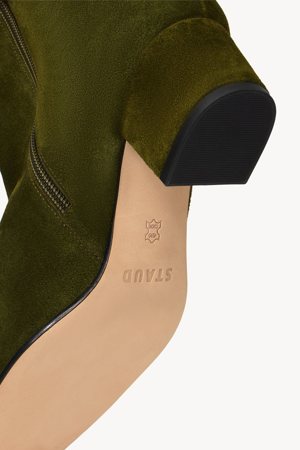 AIMEE SHORT BOOT OLIVE SUEDE