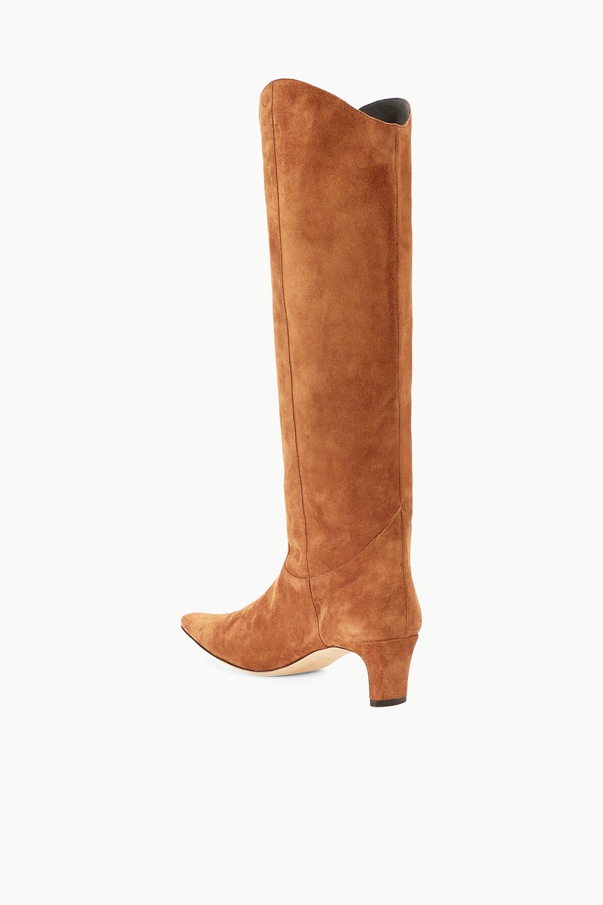 WESTERN WALLY BOOT TAN SUEDE