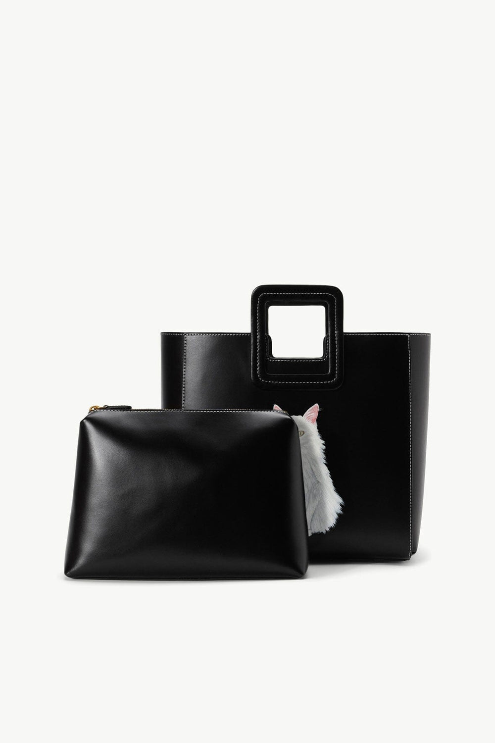 CUSTOM SHIRLEY LEATHER BAG BLACK