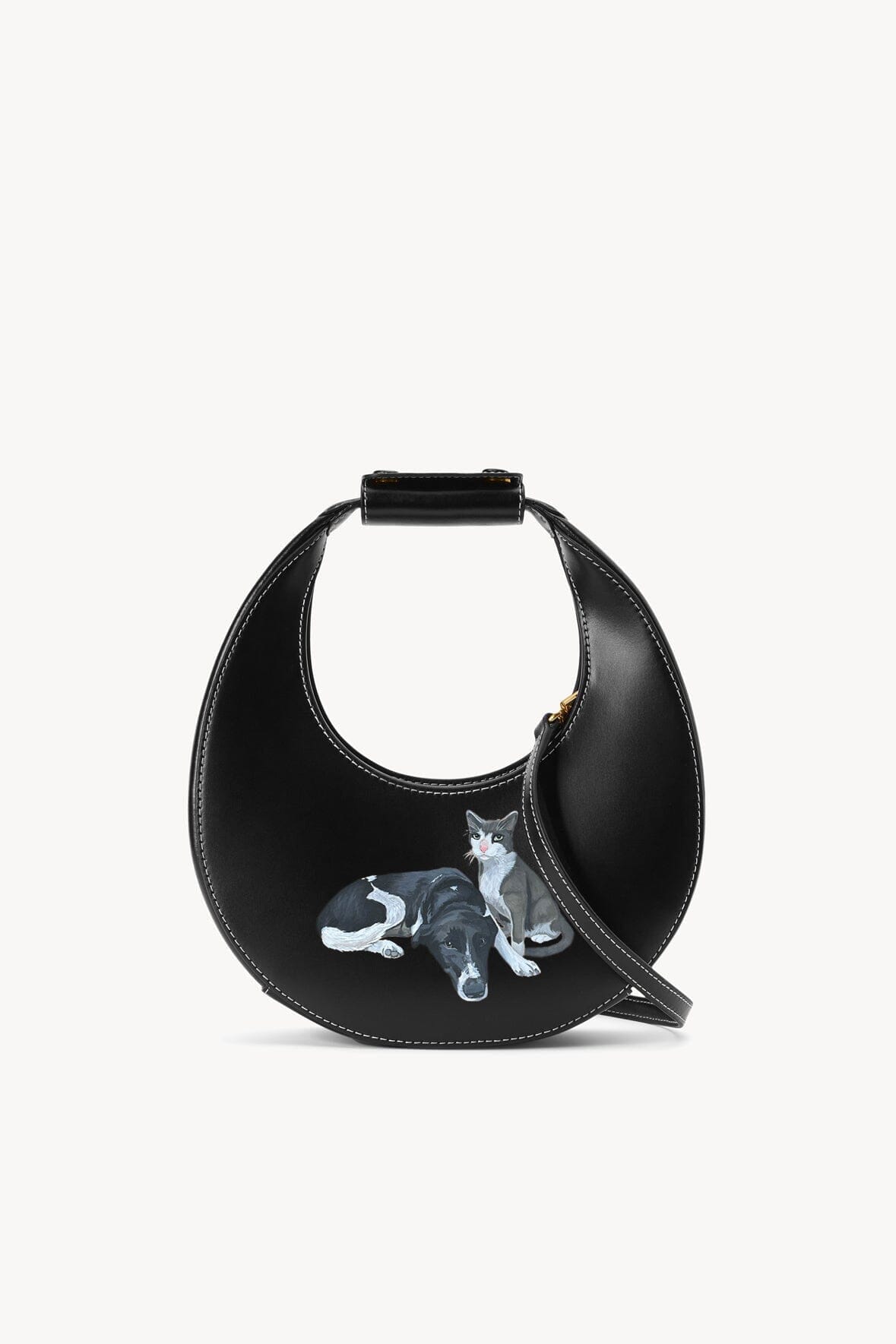 CUSTOM MINI MOON BAG BLACK
