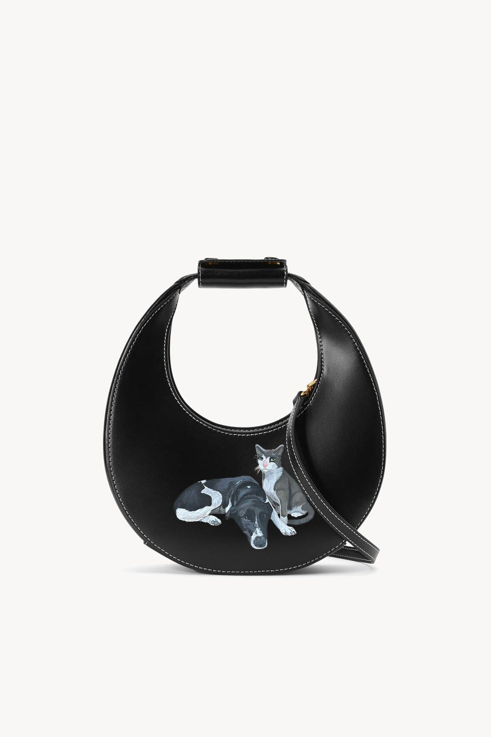 CUSTOM MINI MOON BAG BLACK