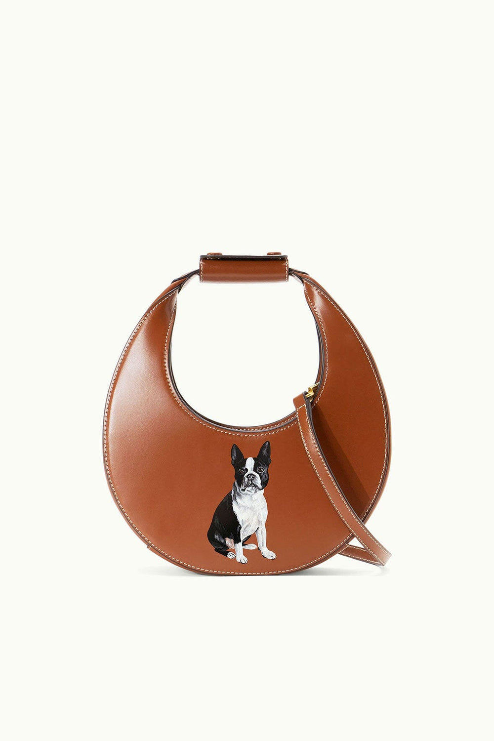CUSTOM MINI MOON BAG TAN