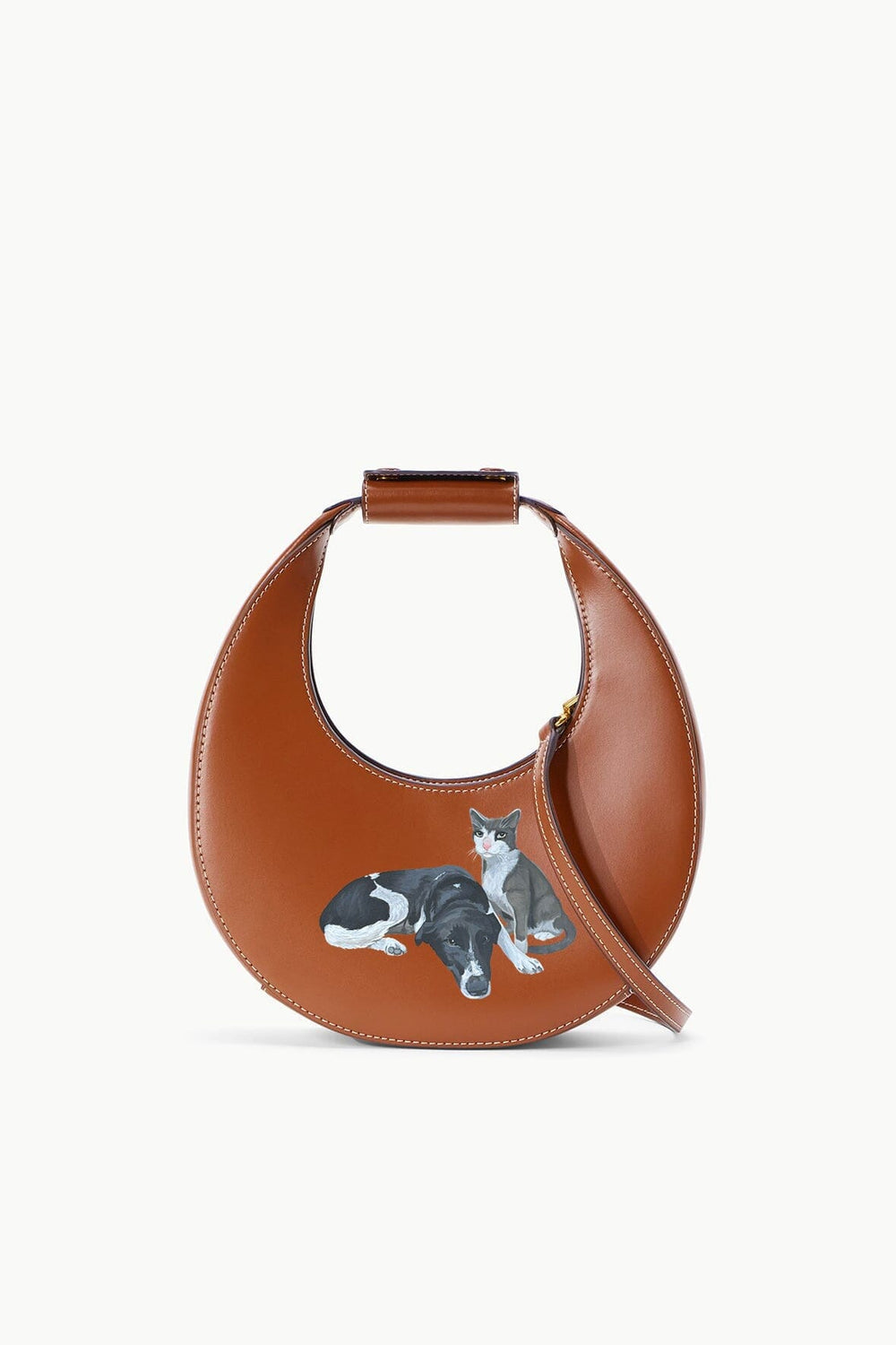 CUSTOM MINI MOON BAG TAN