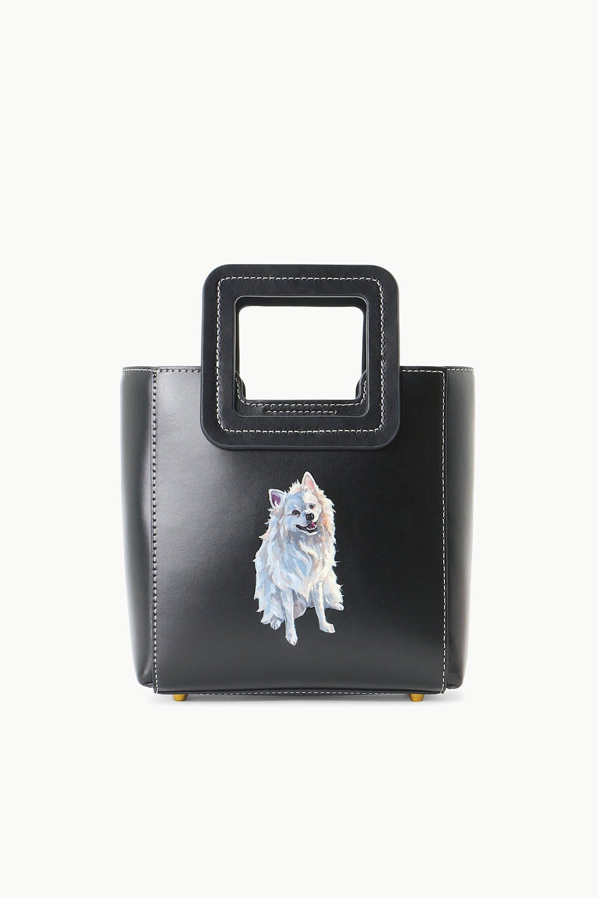 CUSTOM MINI SHIRLEY LEATHER BAG BLACK