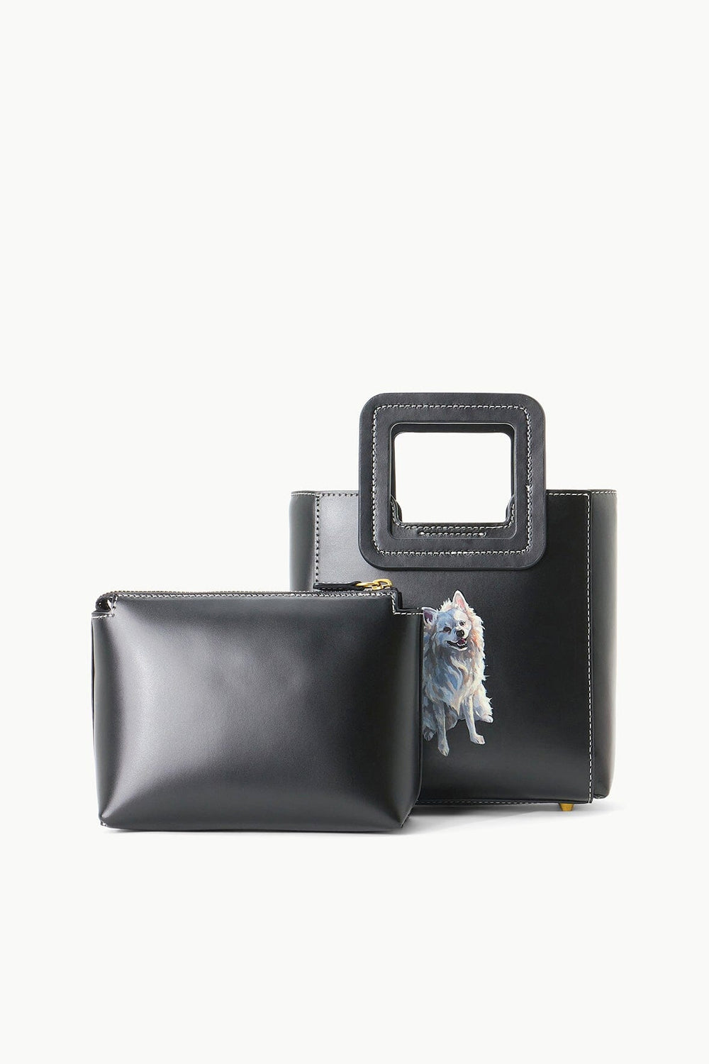 CUSTOM MINI SHIRLEY LEATHER BAG BLACK