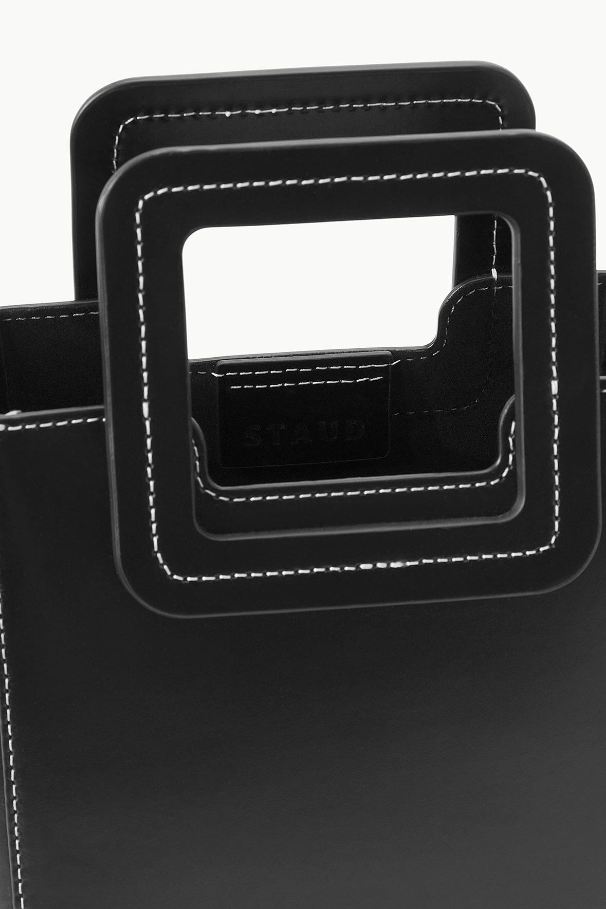CUSTOM MINI SHIRLEY LEATHER BAG BLACK