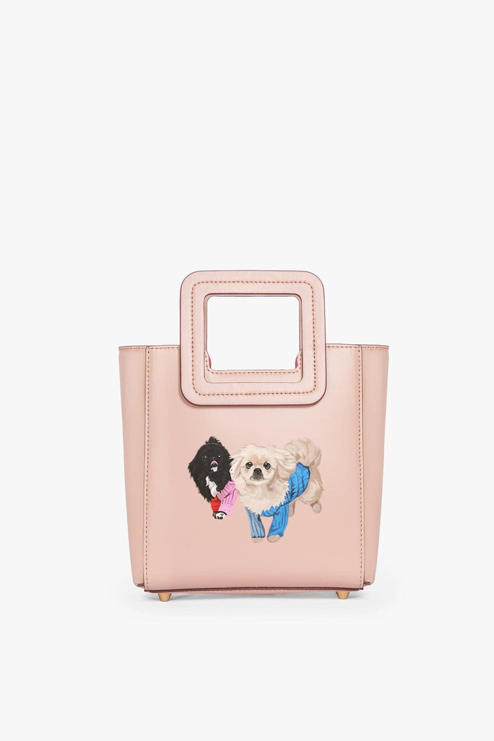 CUSTOM MINI SHIRLEY LEATHER BAG BLUSH
