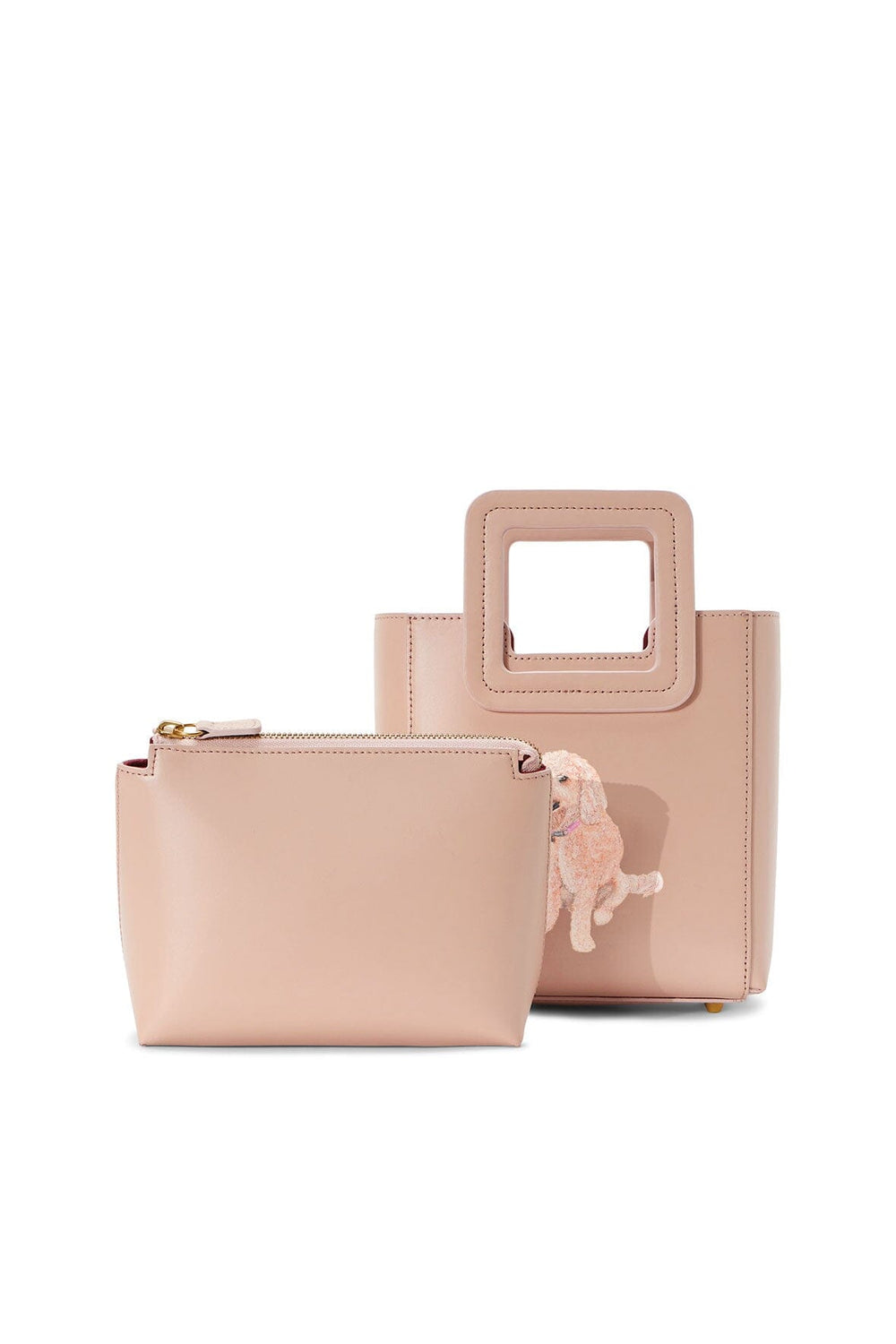 CUSTOM MINI SHIRLEY LEATHER BAG BLUSH