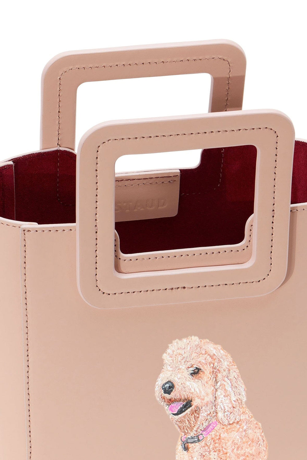 CUSTOM MINI SHIRLEY LEATHER BAG BLUSH