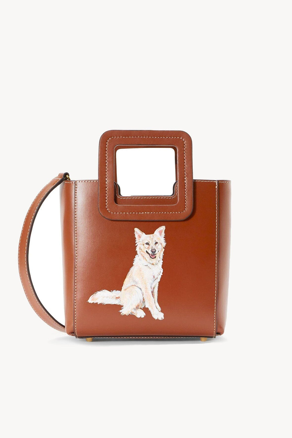 CUSTOM MINI SHIRLEY LEATHER BAG TAN
