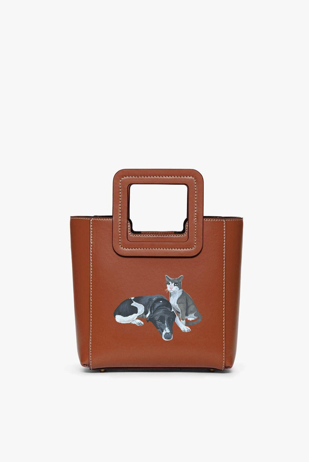 CUSTOM MINI SHIRLEY LEATHER BAG TAN