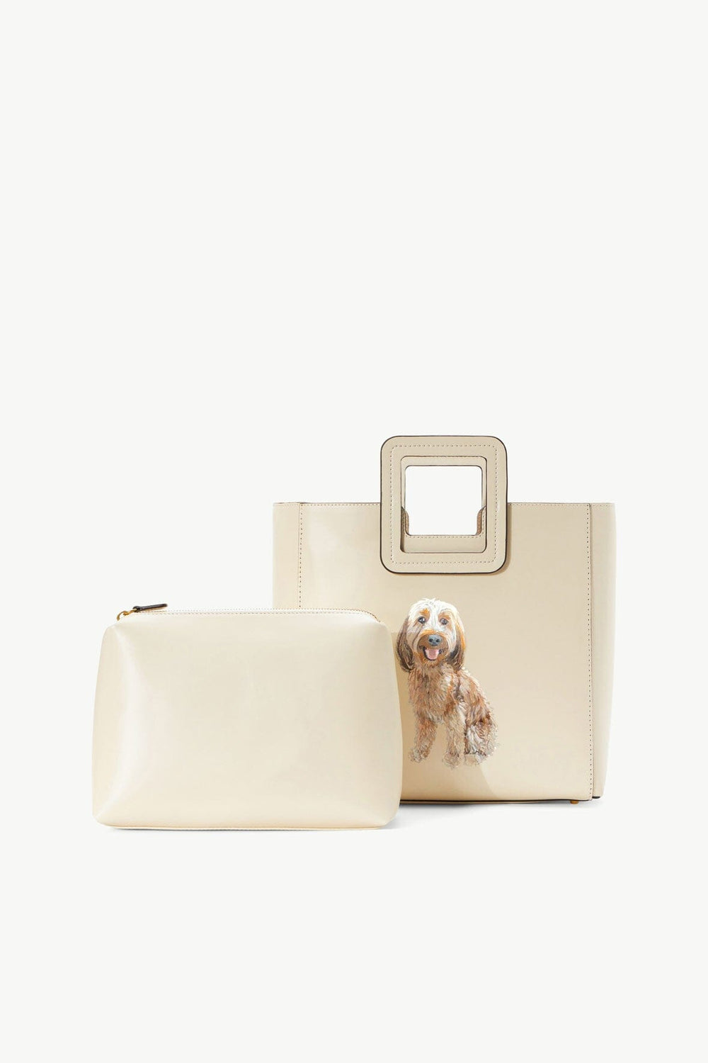 CUSTOM SHIRLEY LEATHER BAG CREAM