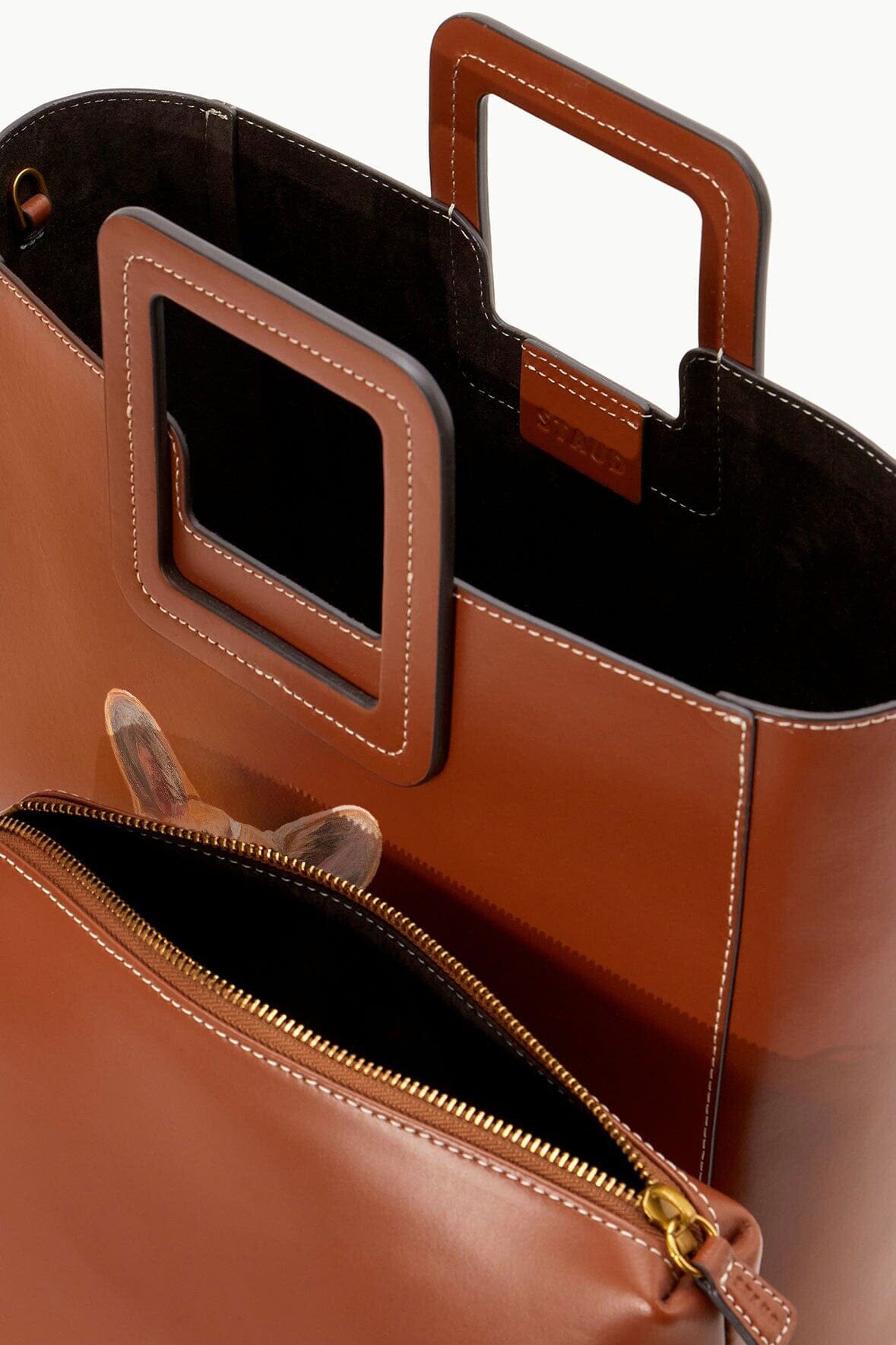 CUSTOM SHIRLEY LEATHER BAG SADDLE