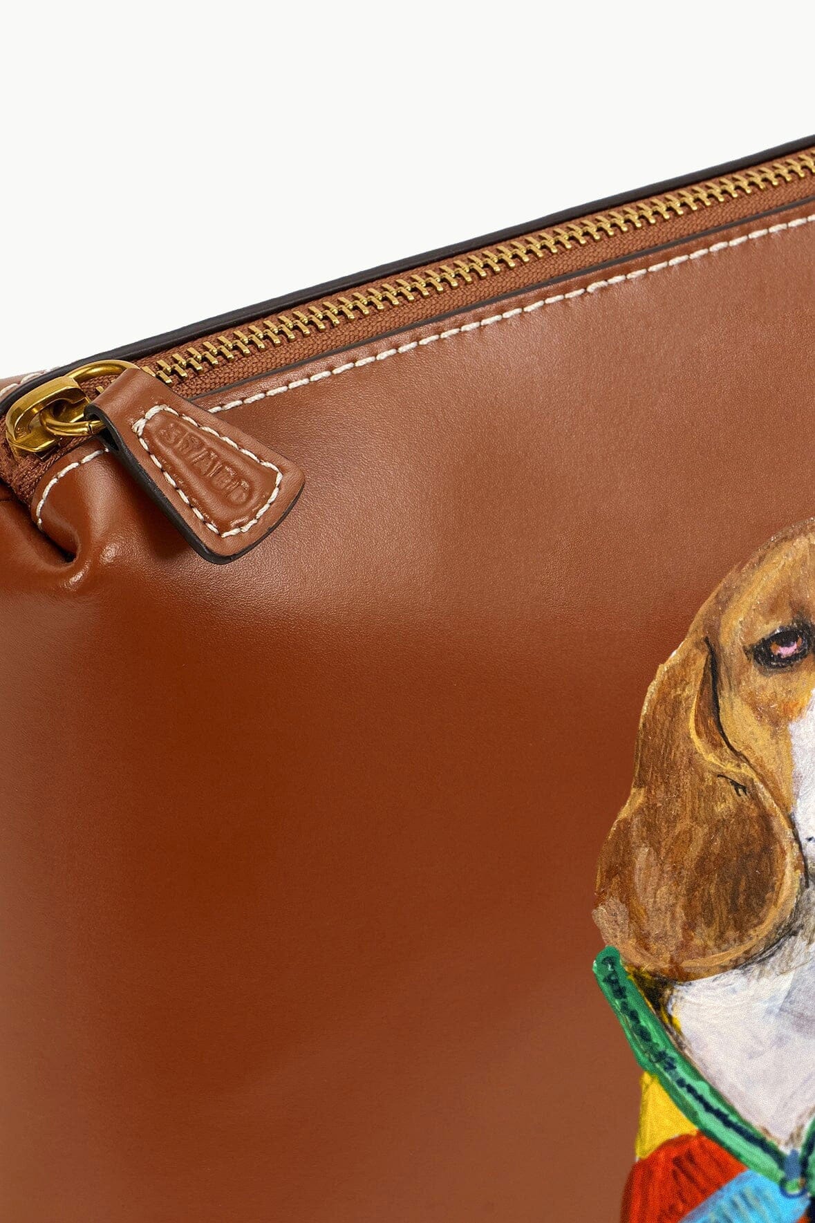 CUSTOM SHIRLEY POUCH TAN