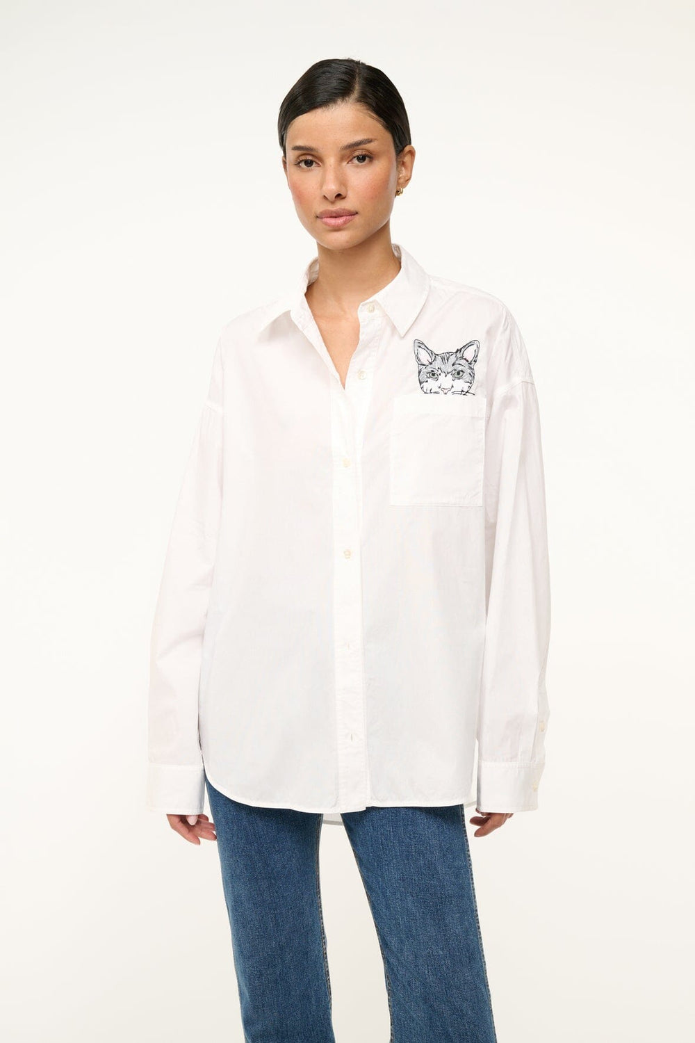 CUSTOM CLASSIC OVERSIZED SHIRT WHITE