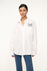 CUSTOM CLASSIC OVERSIZED SHIRT WHITE