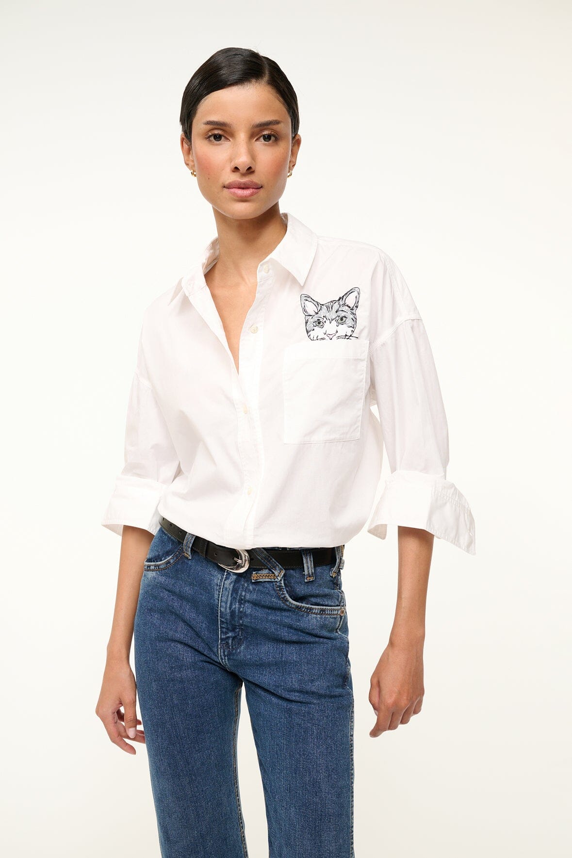 CUSTOM CLASSIC OVERSIZED SHIRT WHITE