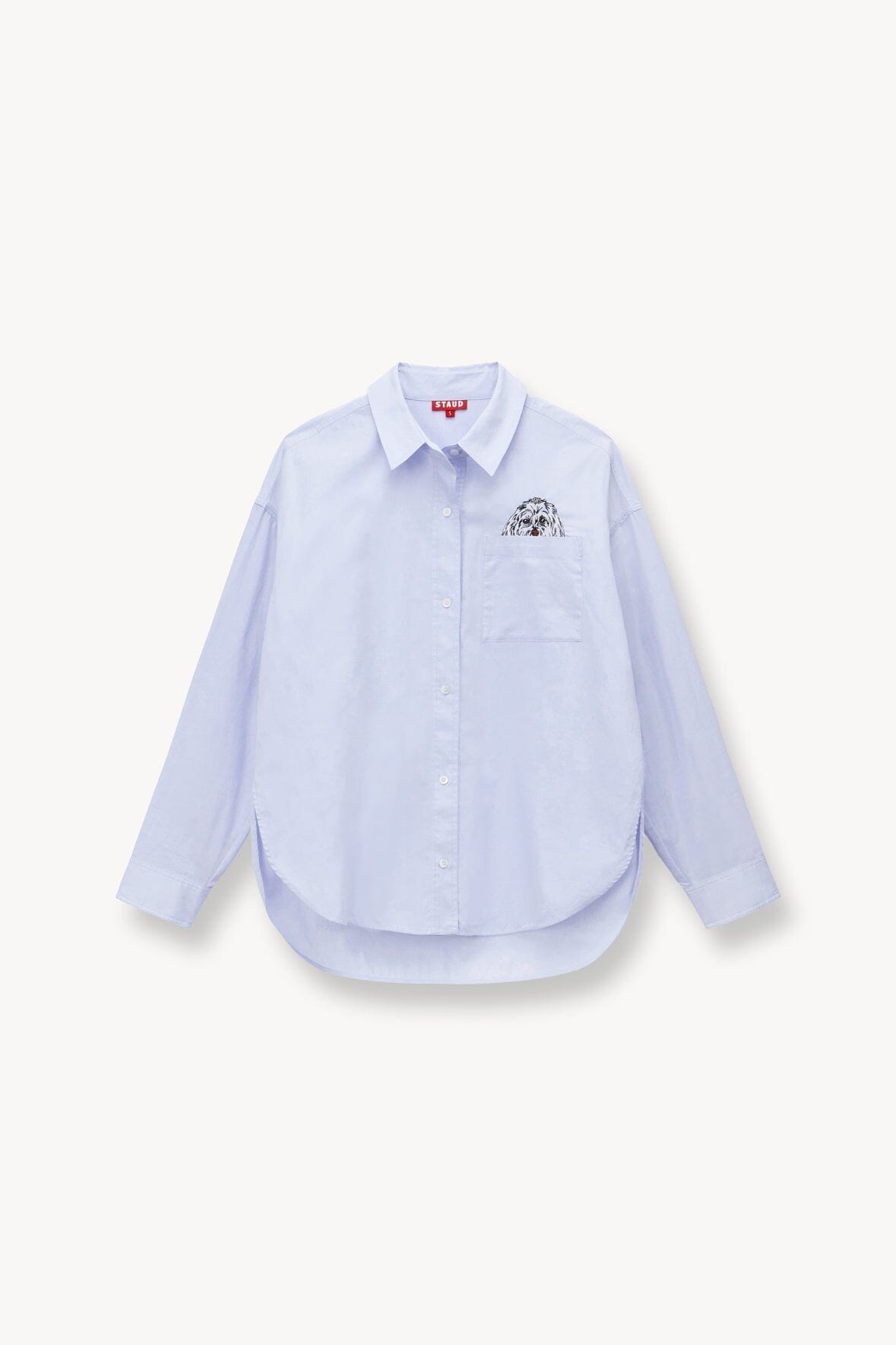 CUSTOM CLASSIC OVERSIZED SHIRT OXFORD BLUE