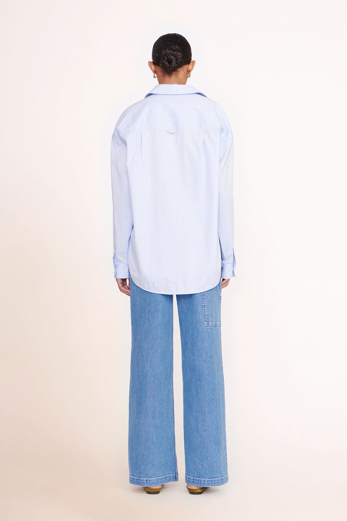 CUSTOM CLASSIC OVERSIZED SHIRT OXFORD BLUE