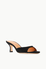 BRIGITTE MULE BLACK SUEDE