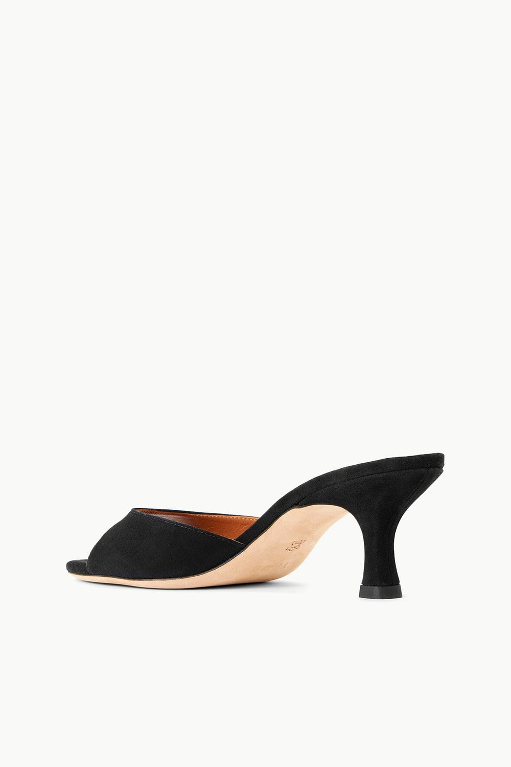 BRIGITTE MULE BLACK SUEDE