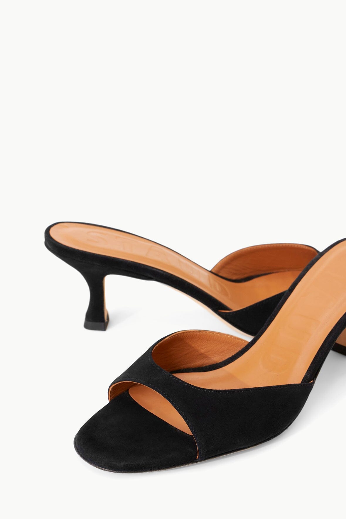 BRIGITTE MULE BLACK SUEDE